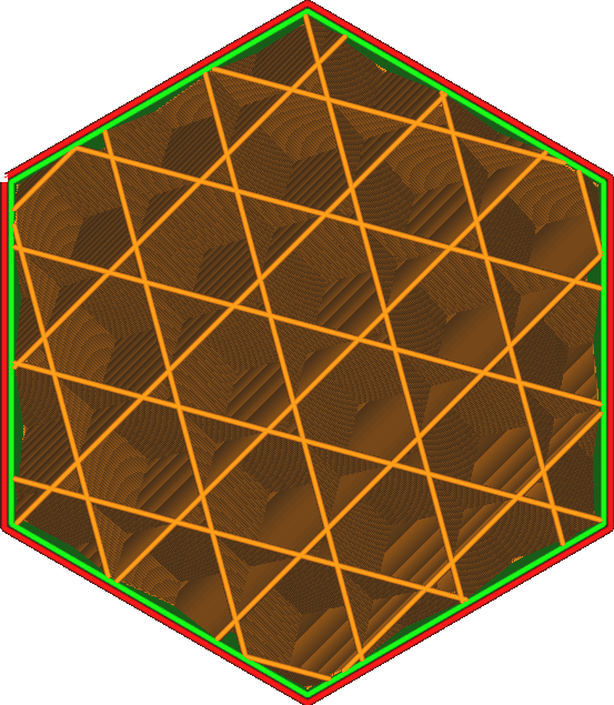 Cross & Cross 3D infill density
