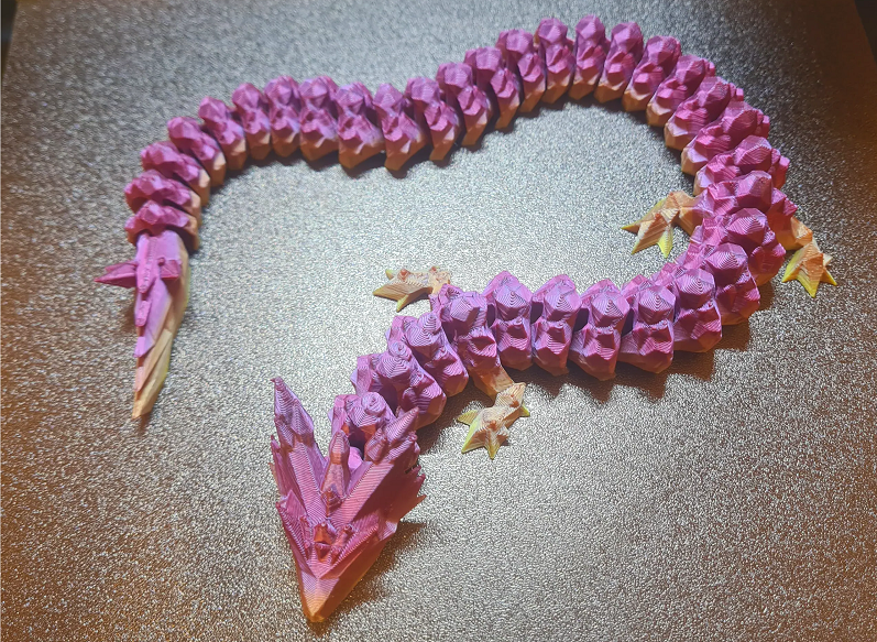 3d-printed dragon