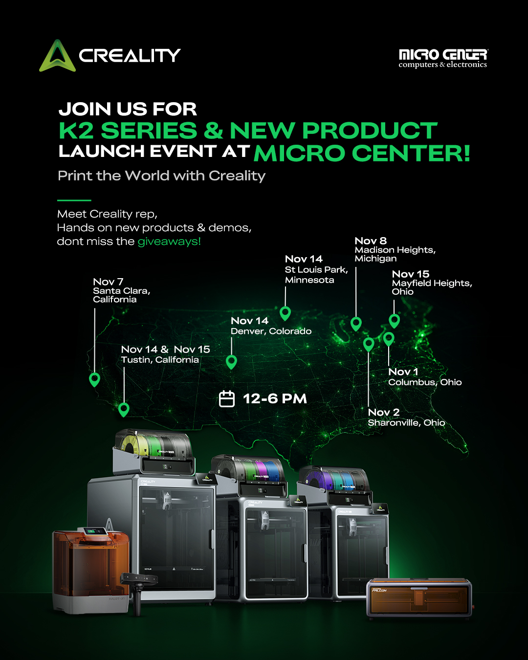 JOIN US FOR THE K2 SERIES & NEW PRODUCT LAUNCH EVENT AT MICRO CENTER!