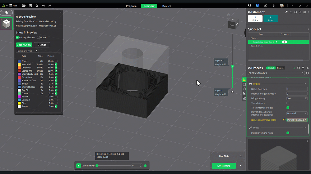 Slow Down the Bridging Speed