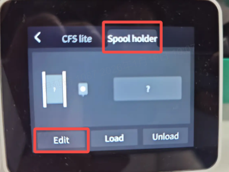 External Spool Holder