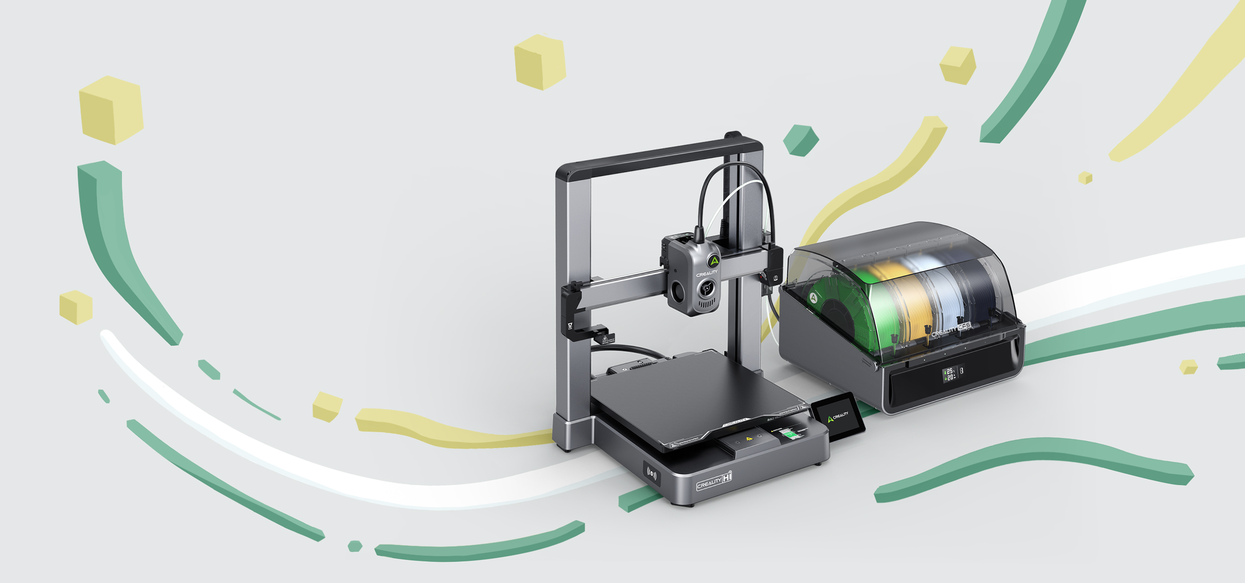 Impressora 3D Creality Hi Combo | Impressão 3D Multicolorida