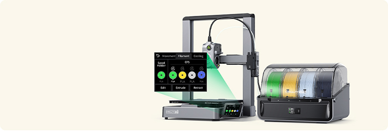 Impressora 3D Creality Hi Combo | Impressão 3D Multicolorida