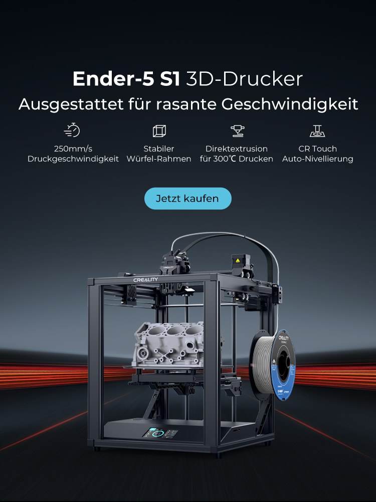 クリアリティエンダー5S1 3Dプリンター クリアリティエンダー5S1 3Dプリンター Ender-5 S1 3D-Drucker