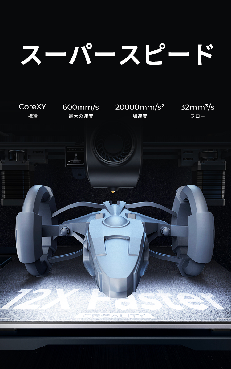 K1 Max 3Dプリンター | AI搭載・高速印刷・大型造形対応 | Creality公式