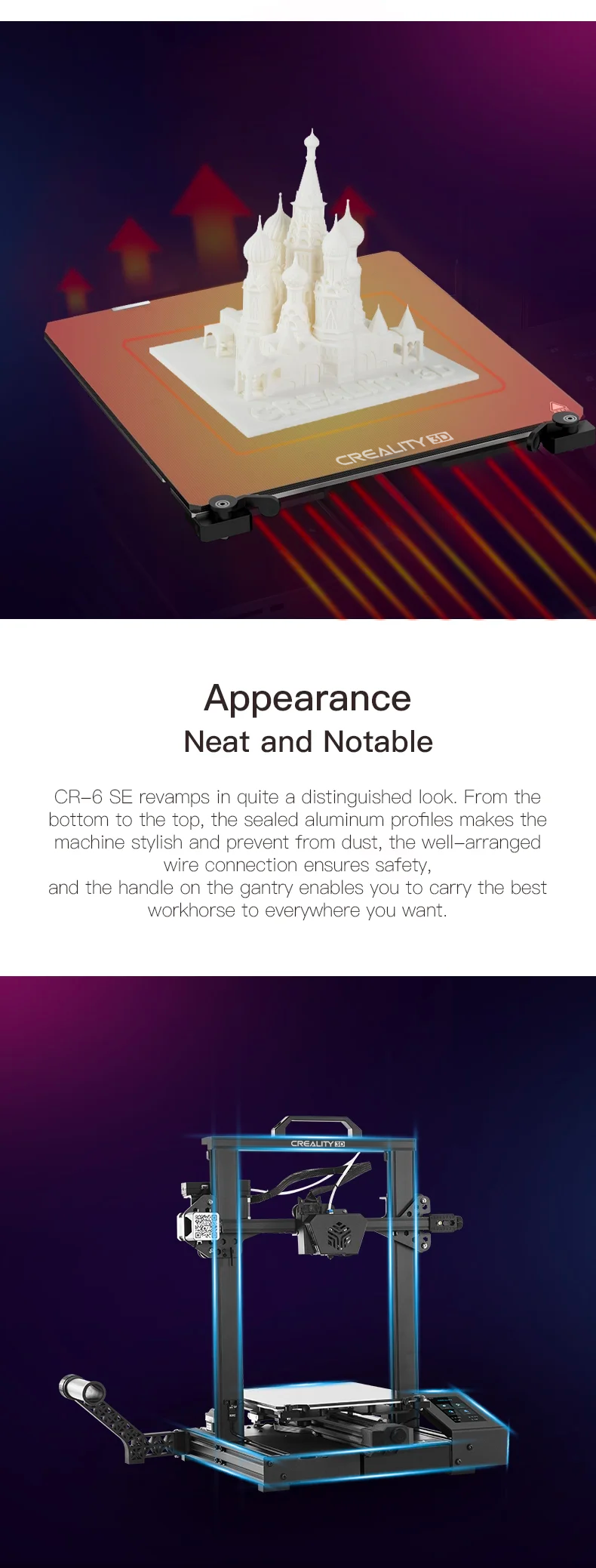 creality cr-6 se specs