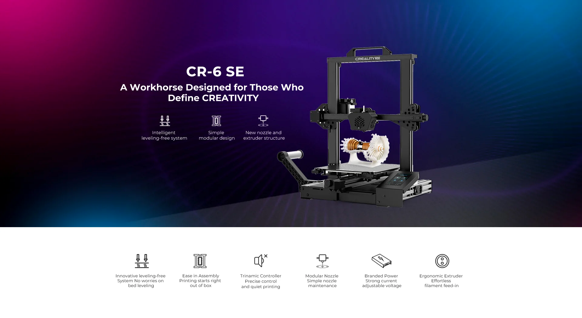 CR-6 SE 3d Printer