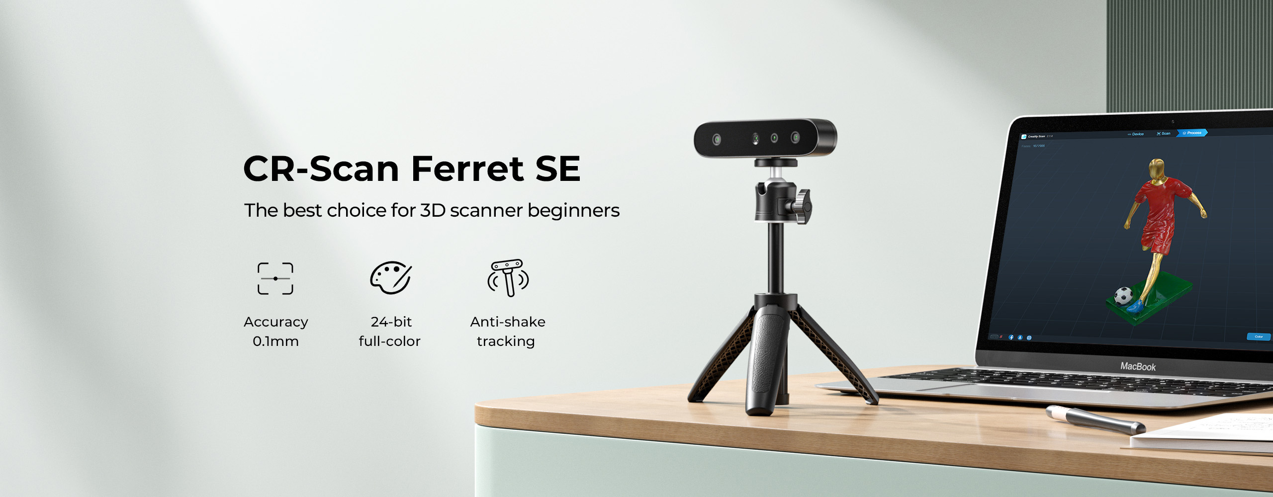 CR-Scan Ferret SE 3Dスキャナー CR-Scan Ferret 3D Scanner