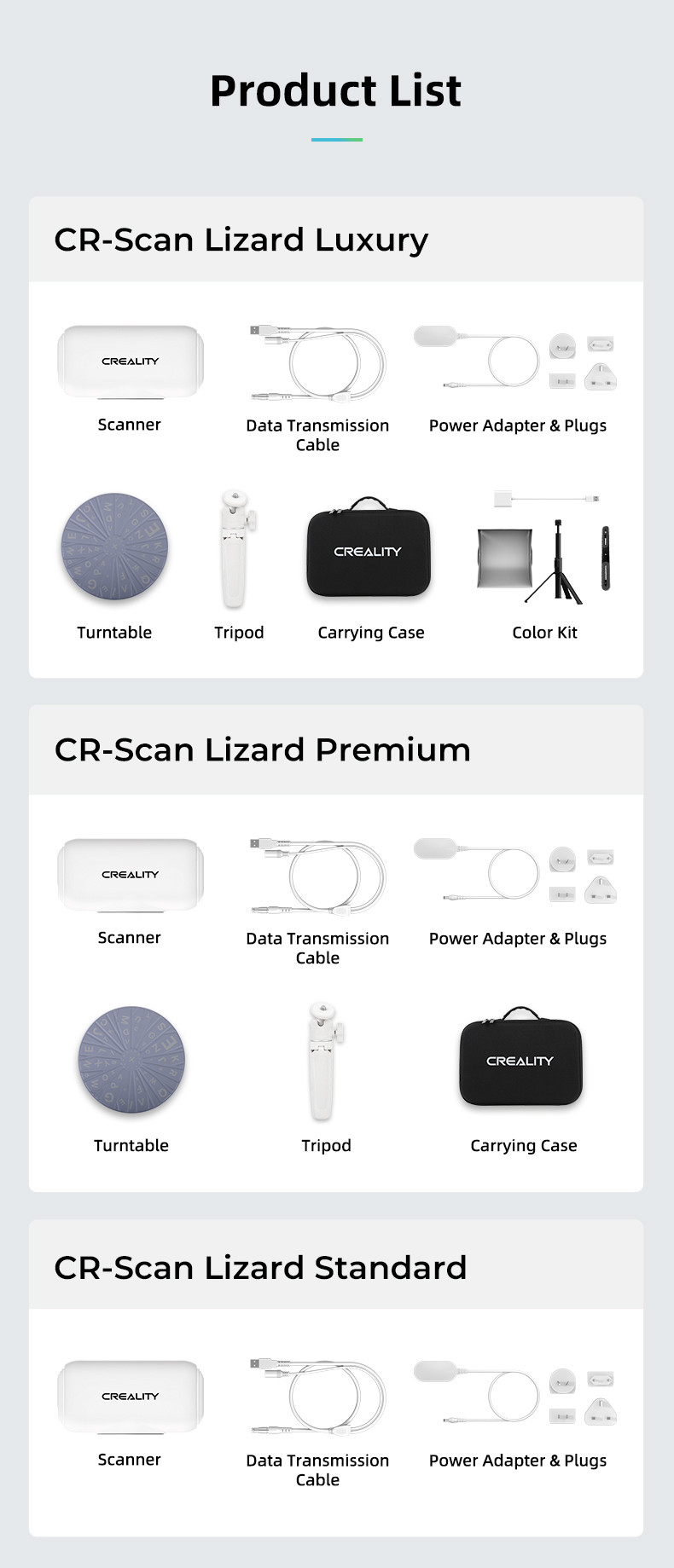 CR-Scan Lizard 3D Scanner - Creality 3D