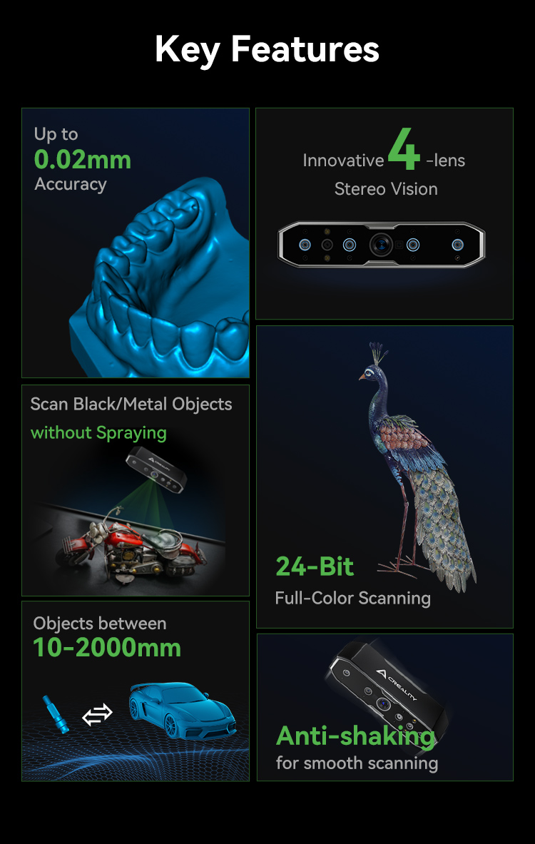 CR-Scan Otter 3D Scanner | Creality Official