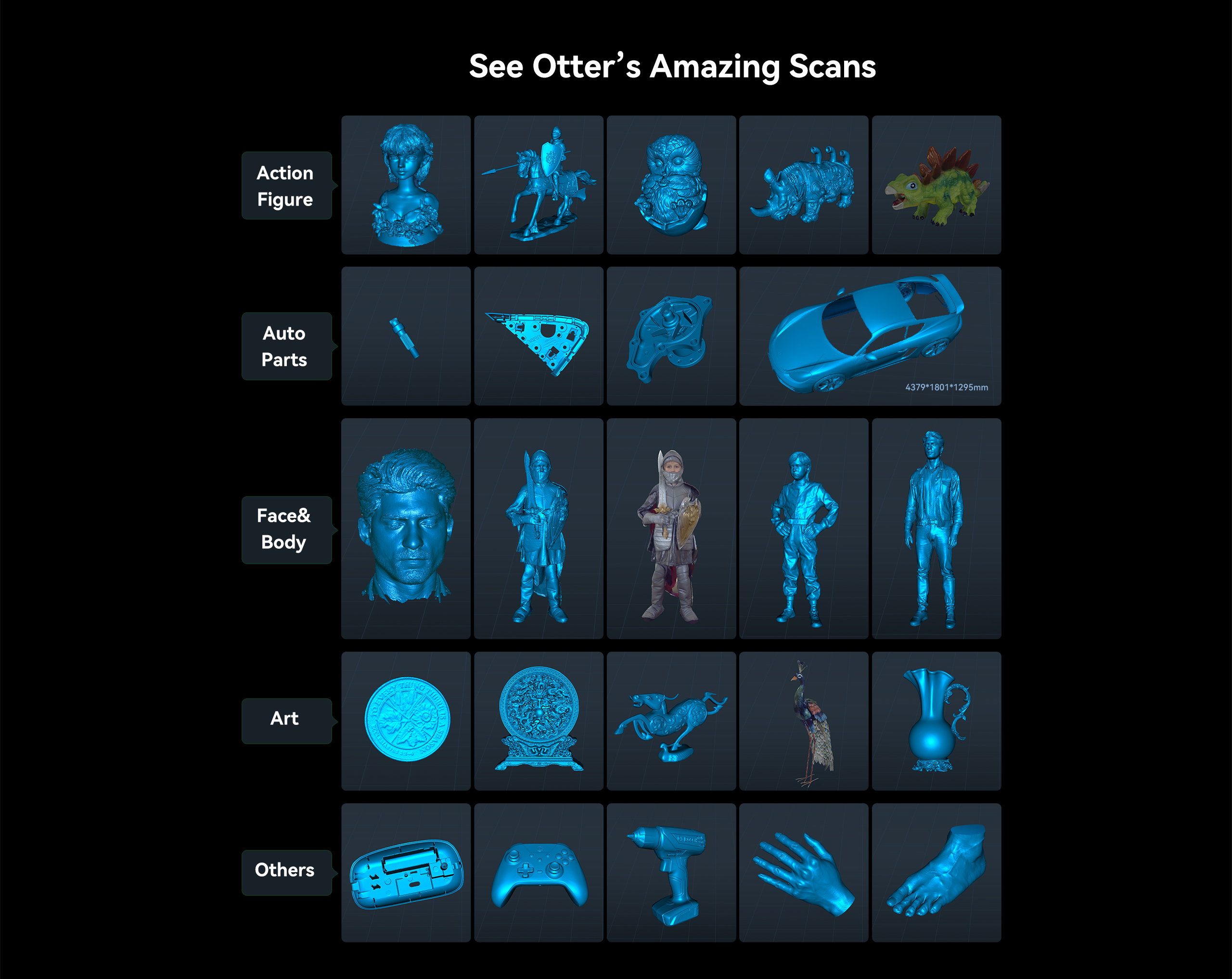 Scan Otter scanned 3d models