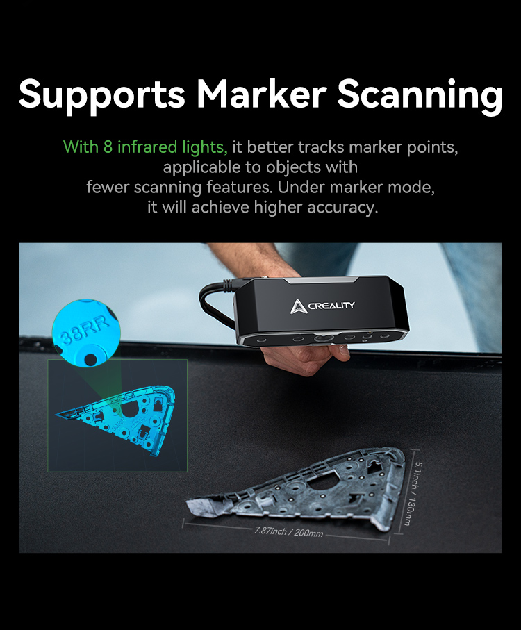 Creality CR-Scan Otter 3D スキャナー Creality CR-Scan Otter 3D Scanner for 3D Printing, Four-Lens