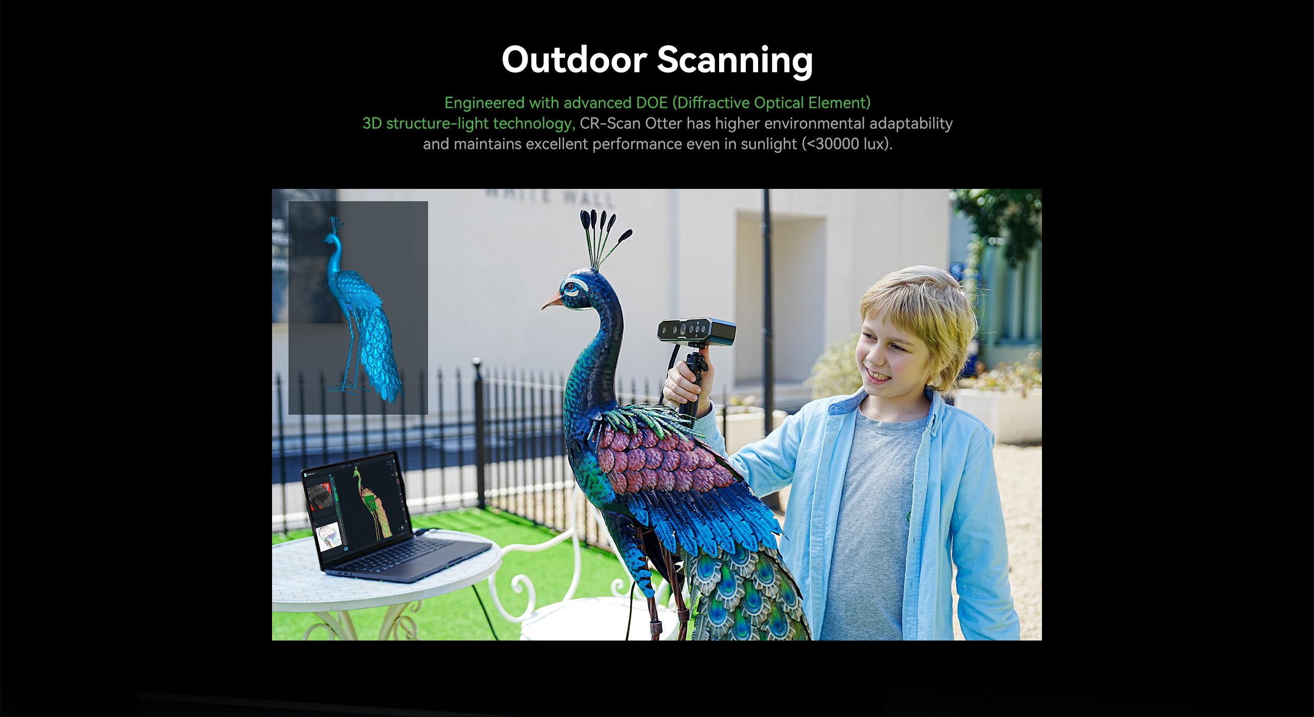 CR-Scan Otter outdoor Scanning