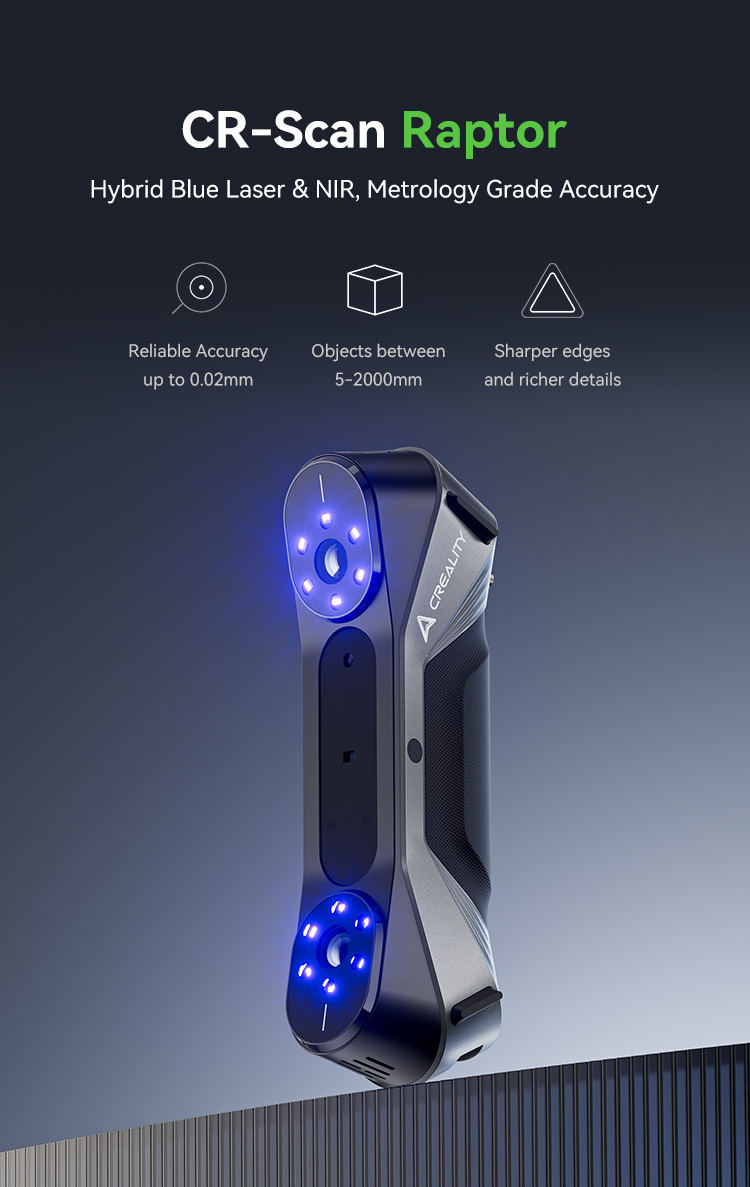 CREALITY CR-Scan Raptor 3Dスキャナー Amazon.com: Creality CR-Scan Raptor 3D Scanner for 3D