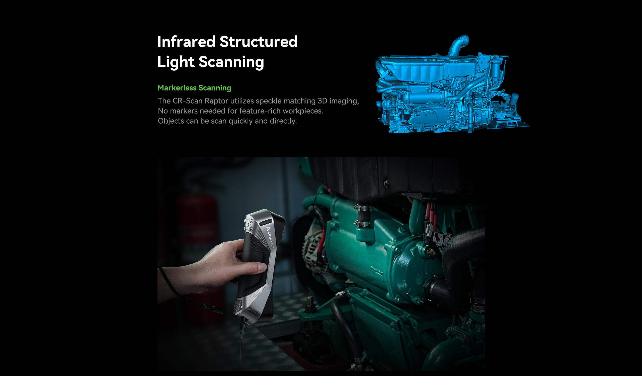 Скануючий раптор від creality