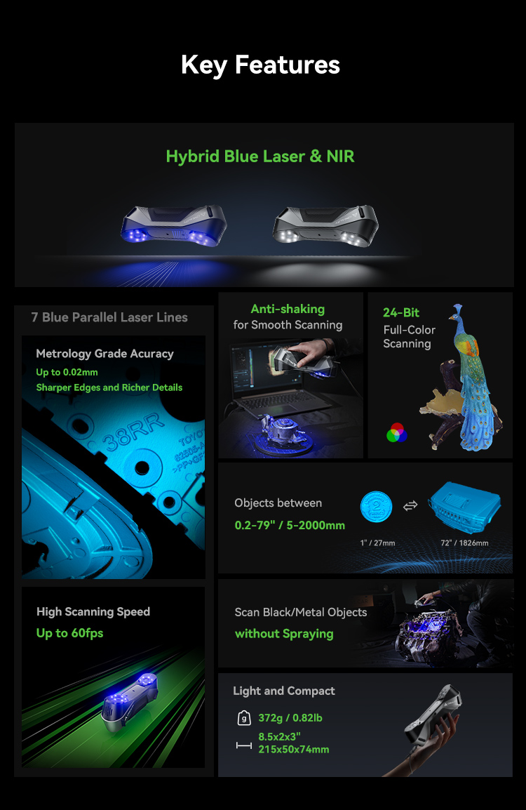 CR-Scan Raptor 3D Scanner | Creality Official