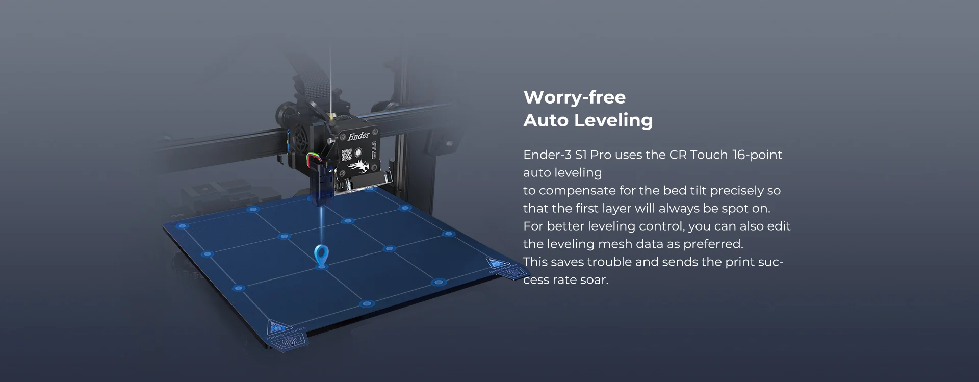 Ender-3 S1 Pro auto leveling