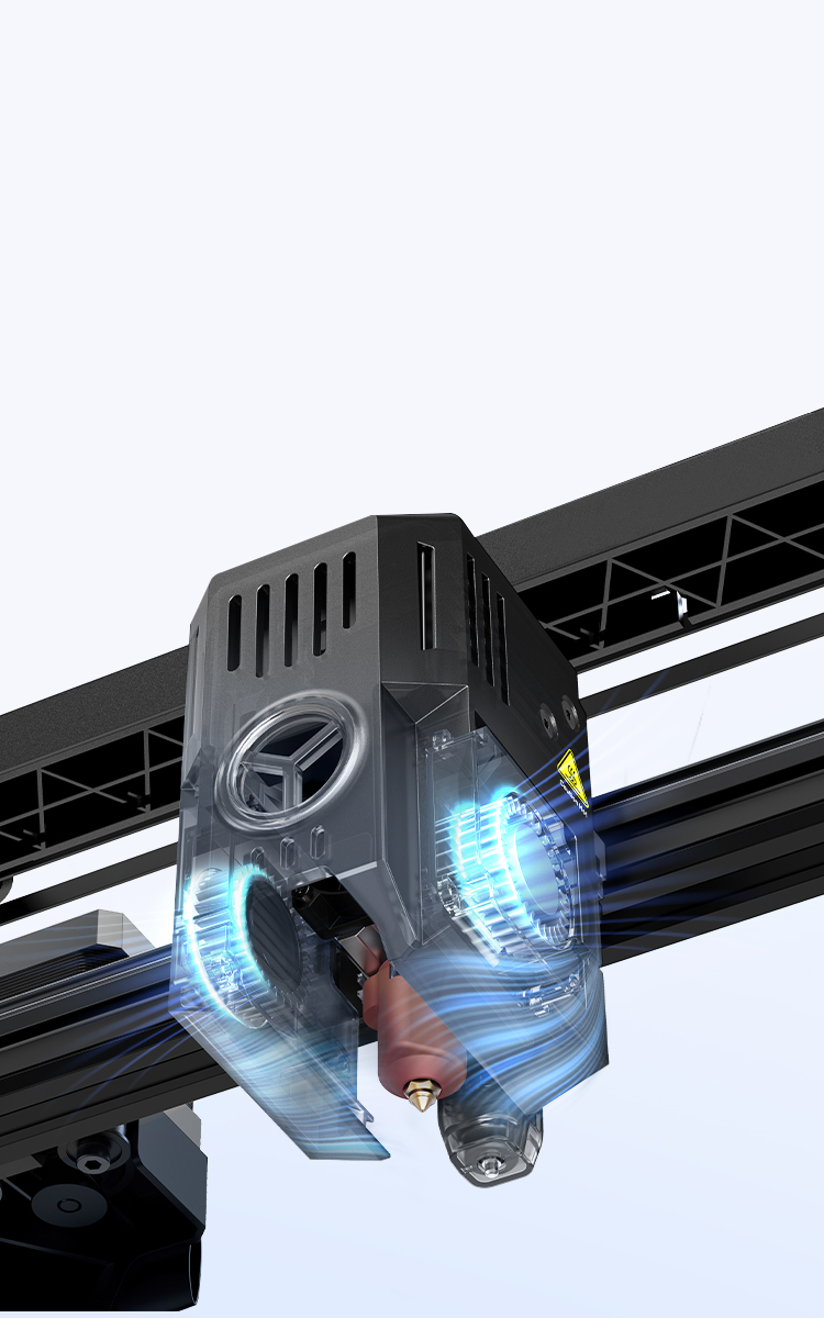 Double Fans 3d print
