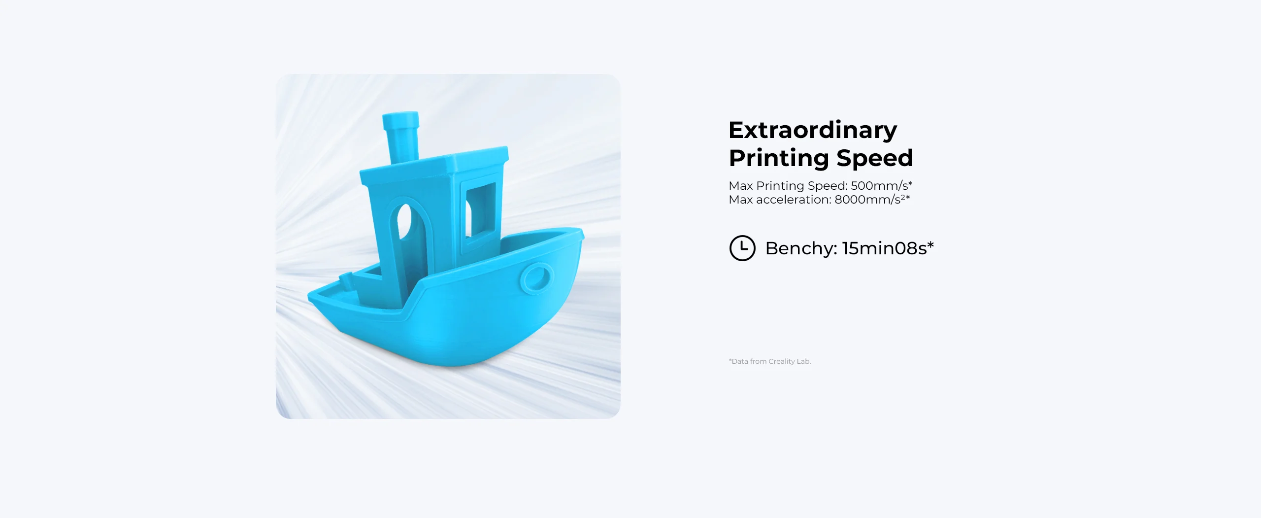 extraordinary printing speed