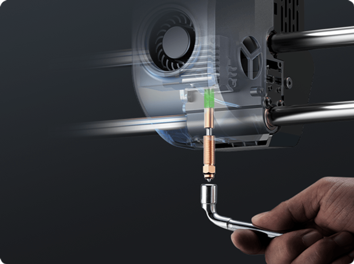 Tri-metal Nozzle