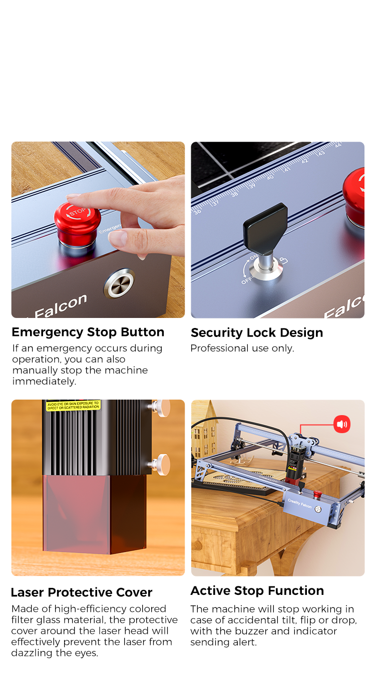 Creality Falcon Pro 10W Laser Engraver | Creality Official