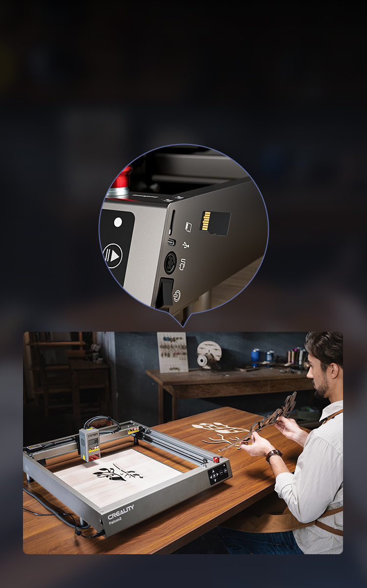 40w Creality falcon2 レーザー加工機 Creality Falcon2 40W Laser Engraver | Creality Official