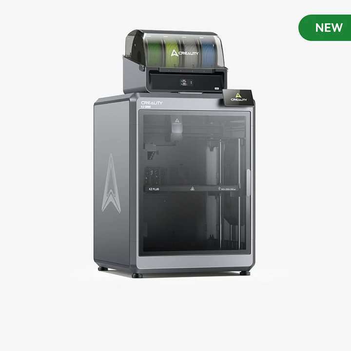 Creality K2 Plus Devasa Üç Boyutlu Yazıcı Siyah Arka Plan