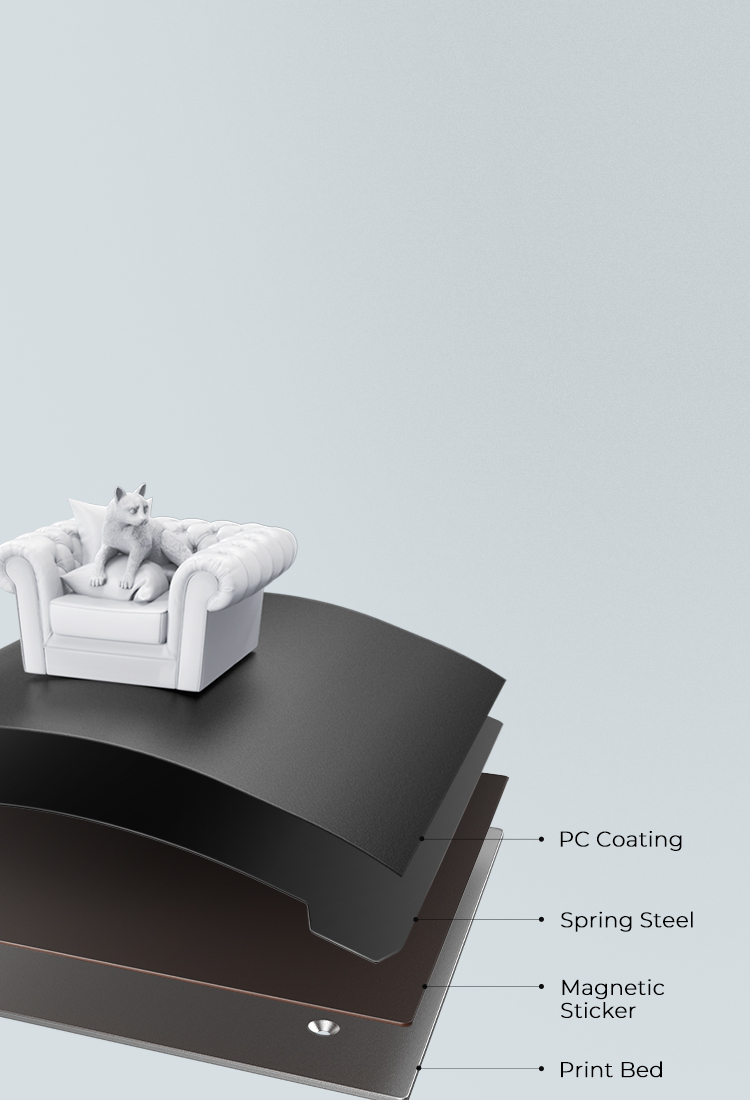 Adhesive and Bendable Build Plate