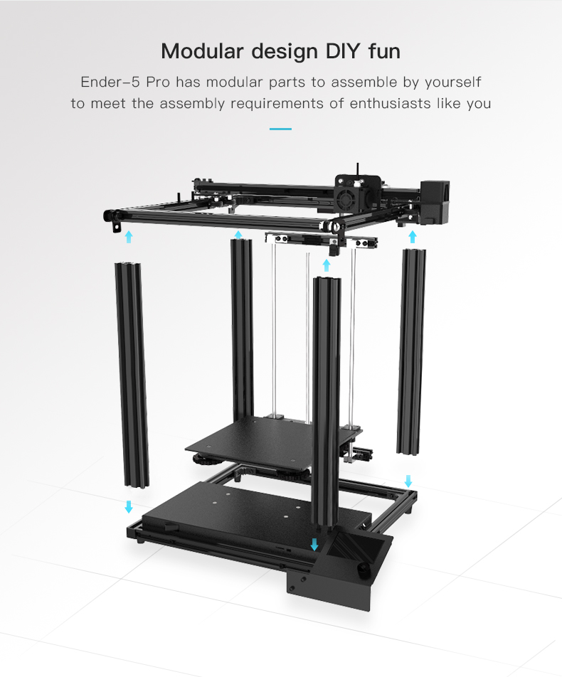 Ender 5 Pro Modular Design
