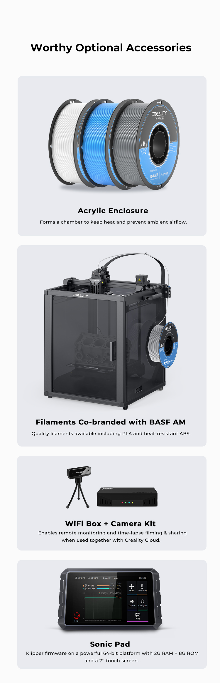 ender 5 s1 accessories